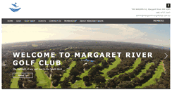 Desktop Screenshot of margaretrivergolfclub.com.au