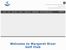 Tablet Screenshot of margaretrivergolfclub.com.au